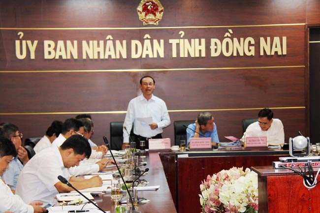 Deputy Minister of Transport Le Dinh Tho speaks at the meeting on March 11 – PHOTO: LE VINH