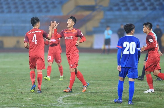 U23 Việt Nam khép lại trận đấu bằng chiến thắng 6-1