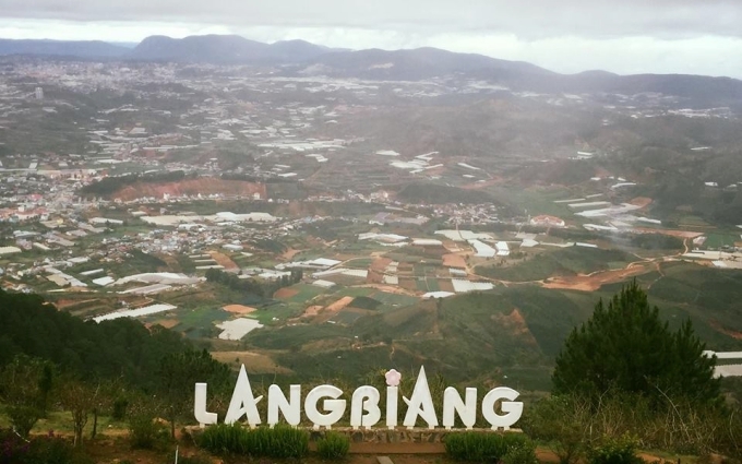 The Lang Biang Mountain is one of the best-known tourist attractions in Da Lat.