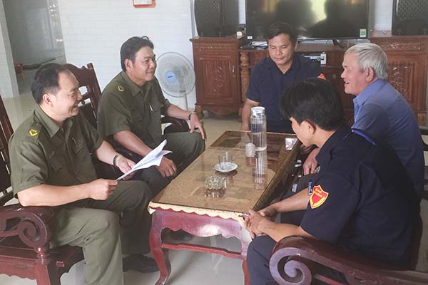 Trưởng công an xã gắn bó với cơ sở