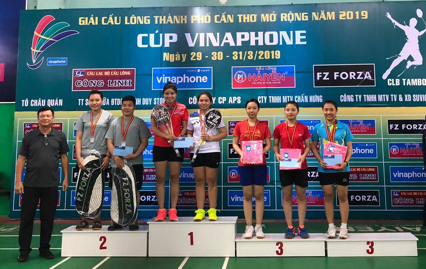 Dong Nai ranks 3rd at Can Tho city Open Badminton Tournament