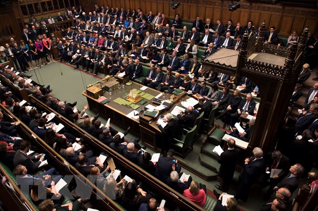 Toàn cảnh phiên họp của Hạ viện Anh ở London ngày 27-3-2019. (Nguồn: THX/TTXVN)