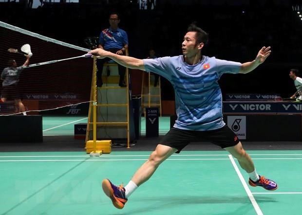 Vietnam's badminton player Nguyen Tien Minh (Photo: VNA)