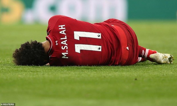  Mohamed Salah dính chấn thương.