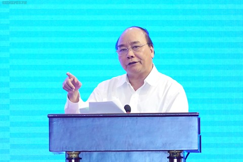 PM Nguyen Xuan Phuc at the conference on Southern key economic region, Dong Nai province, May 6, 2019 - Photo: VGP/Quang Hieu