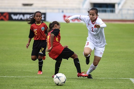 Vietnam beat Timor Leste at AFF U15 Girls' Championship