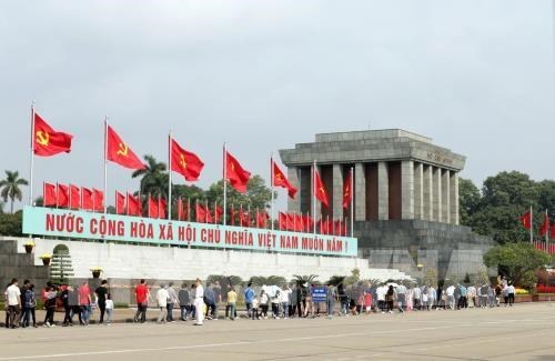 The Ho Chi Minh Mausoleum in Hanoi (Illustrative photo: VNA)