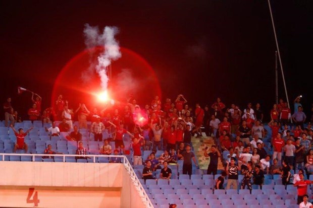 Vietnam Football Federation fined 39,500 USD for flares