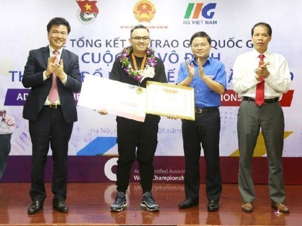 Tran Ngoc Anh Khoa receives first prize of ACAWC Vietnam 2019