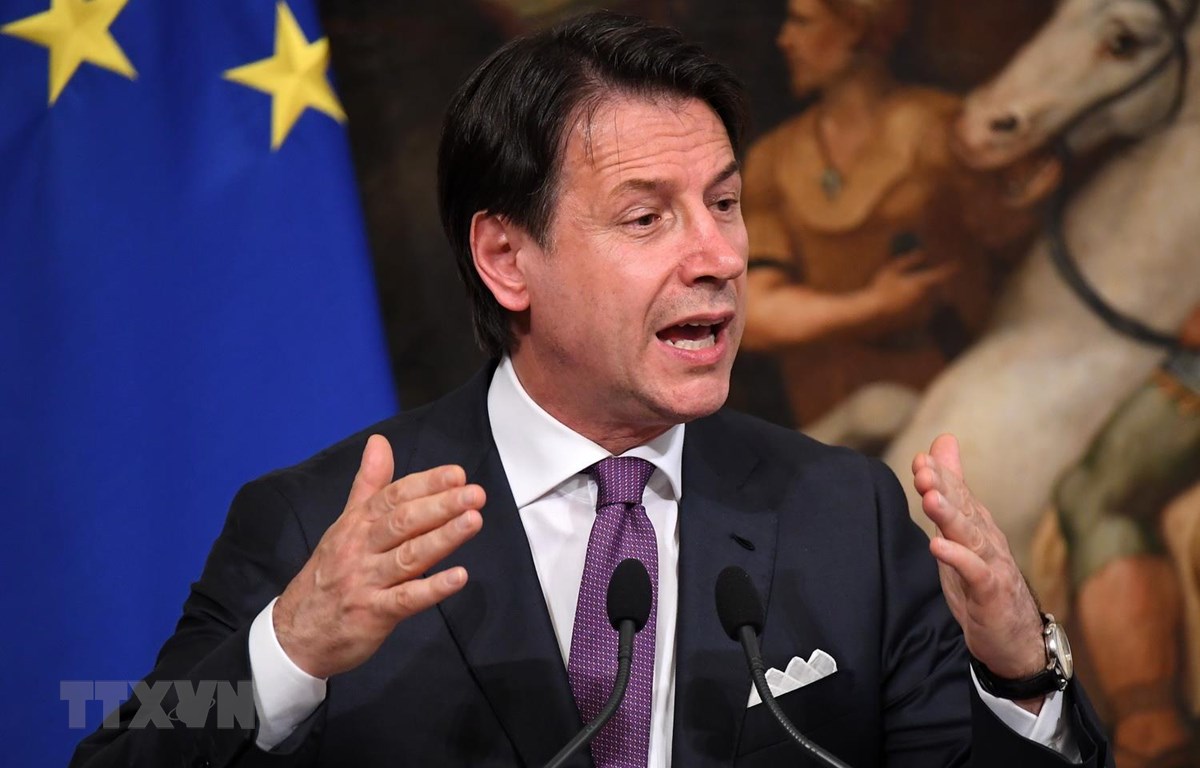 Thủ tướng Italy Giuseppe Conte. (Ảnh: THX/TTXVN)