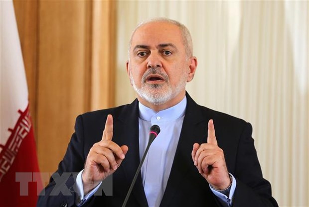 Ngoại trưởng Iran Mohammad Javad Zarif phát biểu tại Tehran. (Nguồn: AFP/TTXVN)