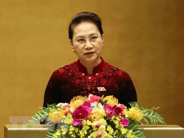 Chairwoman of the National Assembly (NA) Nguyen Thi Kim Ngan.