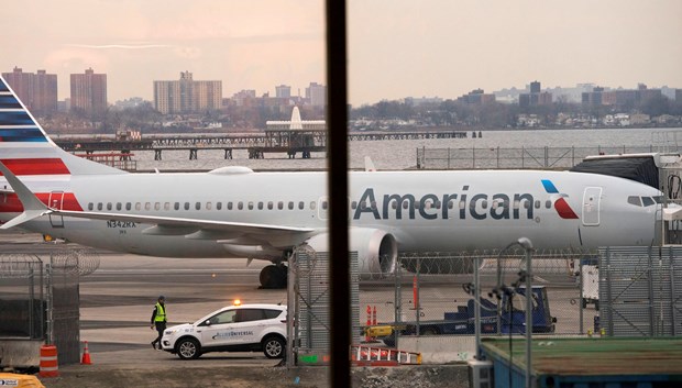 Boeing 737 của American Airlines. (Ảnh: AFP/TTXVN)