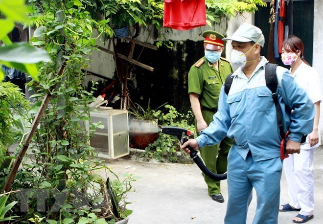 The health ministry has asked localities to kill mosquito larva at home and at working places and maintain this activity once a week in disease-prone areas. (Photo: VNA)