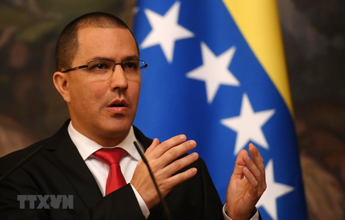 Ngoại trưởng Venezuela Jorge Arreaza.( Ảnh: AFP/TTXVN)