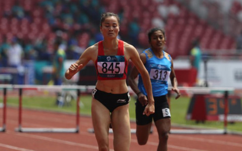 Vietnamese runner Quach Thi Lan (Photo: VTC News)