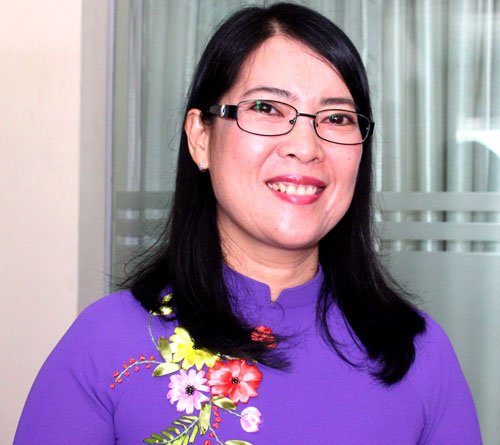 Bà Nguyễn Thị Như Ý, Chủ tịch Liên đoàn Lao động tỉnh