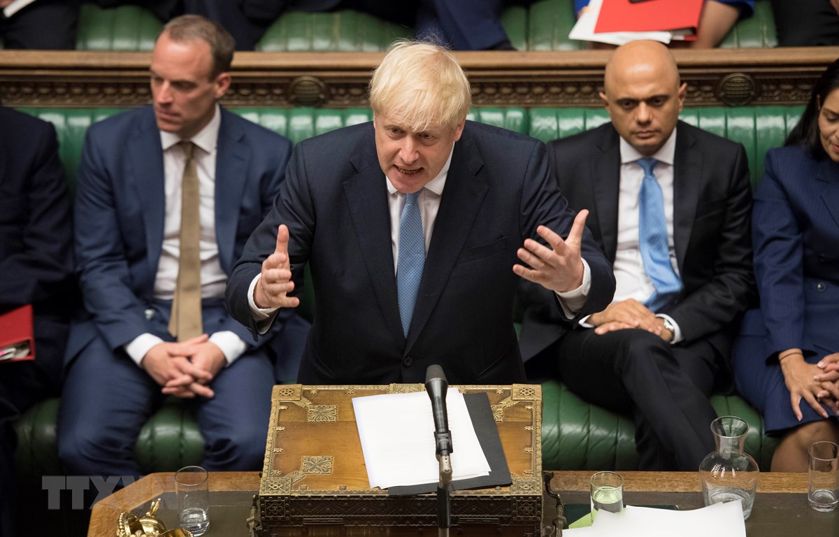 Tân thủ tướng Anh Boris Johnson. (Ảnh: THX/TTXVN)