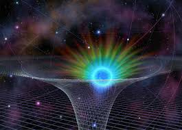 A star known as S0-2, the blue and green object in this artist's rendering, that made its closest approach to the supermassive black hole at the center of the Milky Way in 2018 is shown in this U.S. National Science Foundation image released on July 25, 2019.