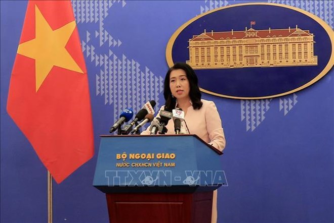 Foreign Ministry spokesperson Le Thi Thu Hang