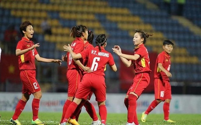 Vietnam's women football team (Source: thethao247.vn)