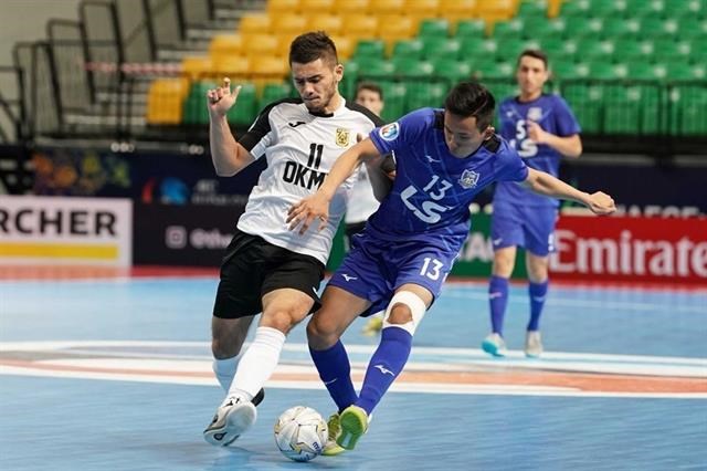 Vietnam's Thai Son Nam win bronze medal at AFC futsal champs