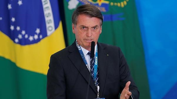 Tổng thống Brazil Jair Bolsonaro. (Nguồn: Euronews)