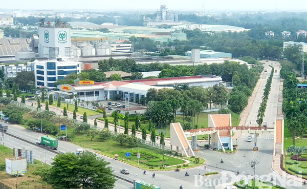 Khu công nghiệp Biên Hòa 2 (TP.Biên Hòa) hiện đã cho thuê hết đất. Ảnh: Khắc Giới