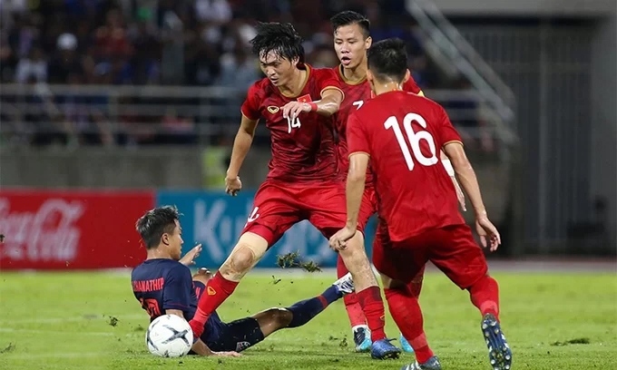 Đội tuyển Việt Nam hòa Thái Lan 0-0 ở lượt đầu bảng G, vòng loại thứ 2 World Cup 2022