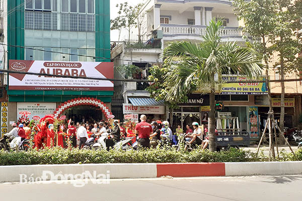 Văn phòng trái phép của Alibaba tại số 96B đường Nguyễn Ái Quốc, phường Tân Tiến (TP.Biên Hòa)