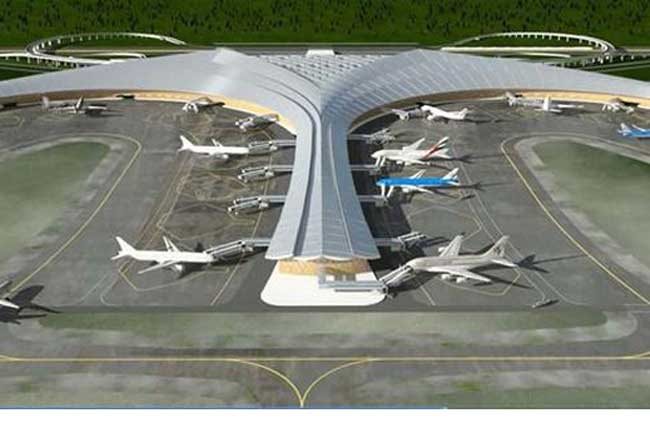 An artist’s impression of Long Thanh International Airport project in Dong Nai Province. The airport project may face delays as over 1,400 households have yet to hand over their land - PHOTO: ACV