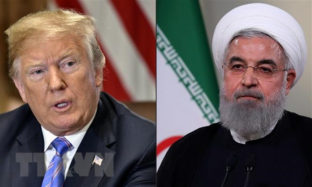 Tổng thống Mỹ Donald Trump (trái) và Tổng thống Iran Hassan Rouhani. (Ảnh: AFP/TTXVN)