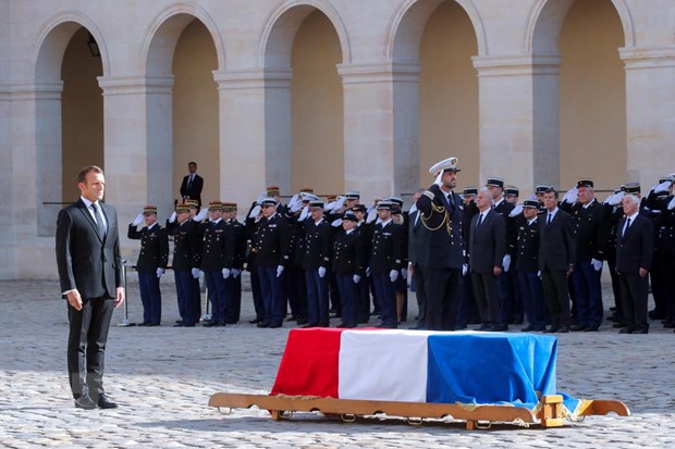 Nước Pháp tổ chức quốc tang cựu Tổng thống Jacques Chirac