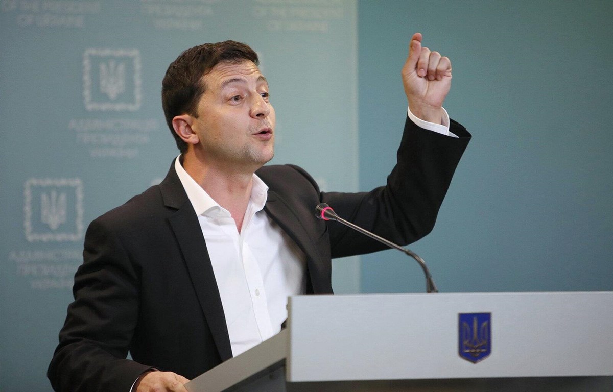 Tổng thống Ukraine Volodymir Zelensky xác nhận việc nhất trí với 