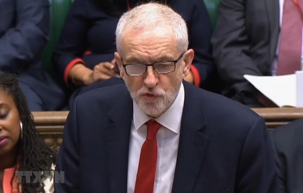 Lãnh đảo Công đảng đối lập tại Anh Jeremy Corbyn. (Ảnh: AFP/TTXVN)