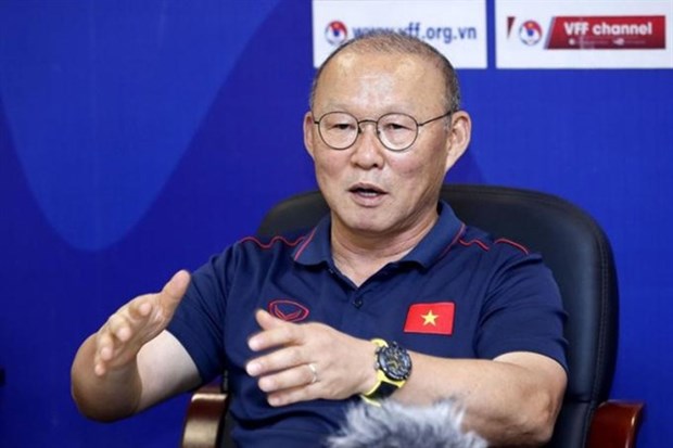 Vietnam’s head coach Park Hang-seo (Photo: VNA)