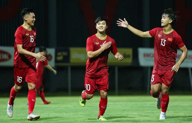 The U22 team will leave for the SEA Games in the Philippines on November 22 (Photo: VNA)