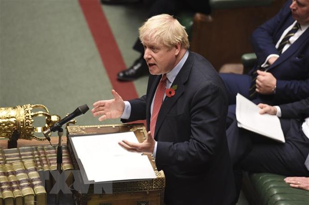 Thủ tướng Anh Boris Johnson. (Nguồn: THX/TTXVN)