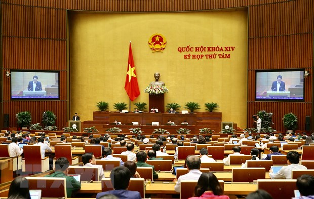 Deputies debate over the Government’s preferred investor for the Long Thành Airport project at Tuesday morning session of the NA.— VNA/VNS Photo  Read more at http://vietnamnews.vn/politics-laws/538333/deputies-question-long-thanh-airport-investor-choice.html#kHAEx8fFBtyXTBCz.99