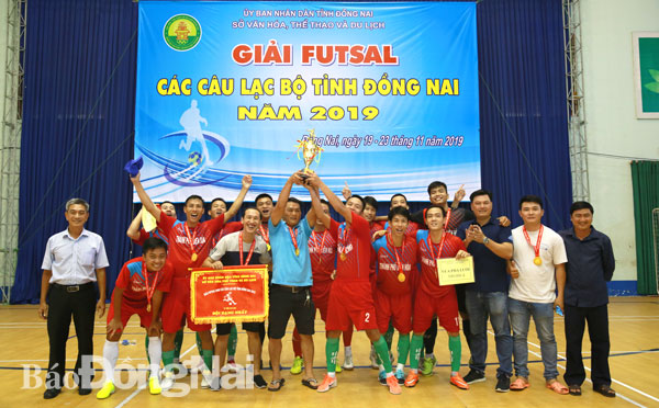 Bien Hoa wins Dong Nai Futsal Club Championships