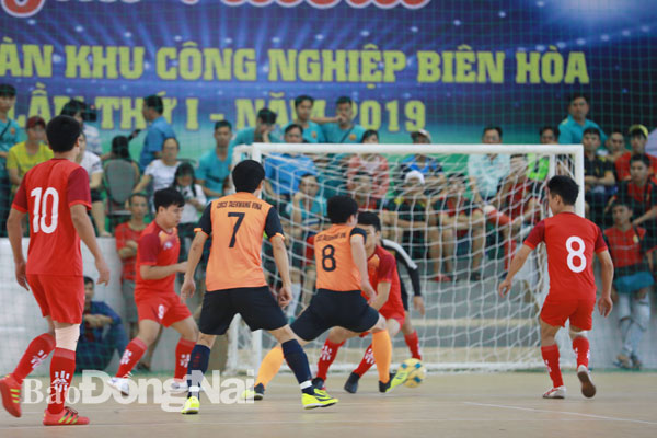 32 đội tham dự giải bóng đá Futsal Công đoàn Khu công nghiệp Biên Hòa lần I năm 2019