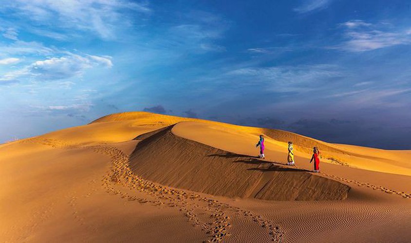 This photo depicting the Nam Cuong sand dunes in Vietnam’s Ninh Thuan province was taken by local photographer @Tuanngocphoto.