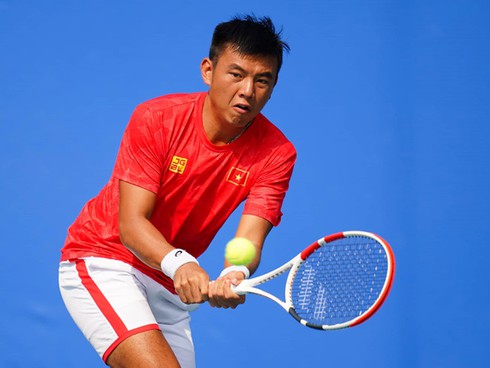 Vietnam’s leading tennis player Ly Hoang Nam (Photo: Doc Lap/Thanh Nien)