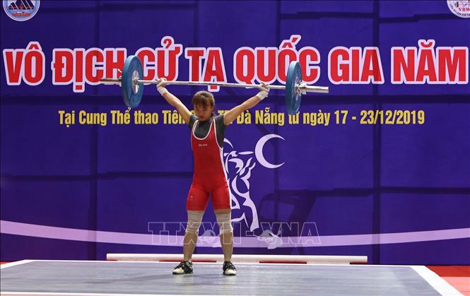 Khởi tranh Giải vô địch cử tạ quốc gia năm 2019