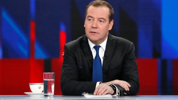Thủ tướng Nga Dmitry Medvedev. (Nguồn: Sputnik)