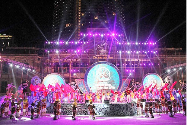 At the closing ceremony of the 2019 National Tourism Year (Photo: daidoanket.vn)