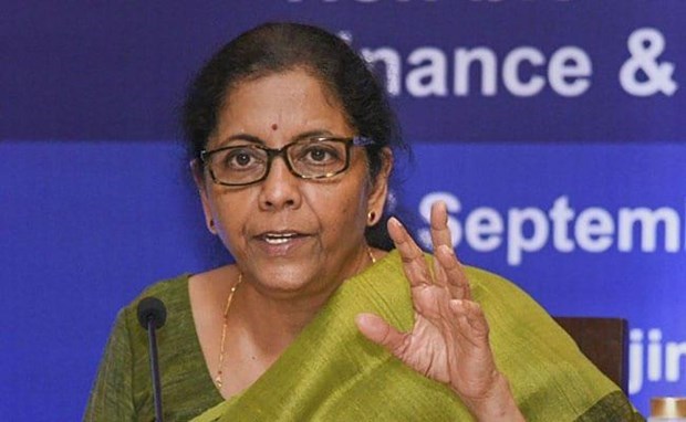 Bộ trưởng tài chính Ấn Độ Nirmala Sitharaman. (Nguồn: NDTV)