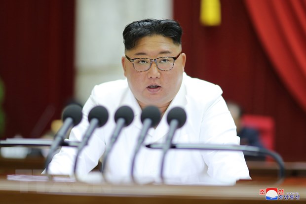 Nhà lãnh đạo Triều Tiên Kim Jong-un. (Ảnh: Yonhap/TTXVN)