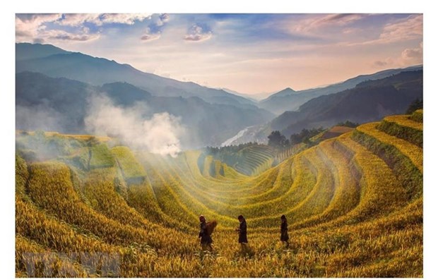 Mu Cang Chai, a remote district which is home to breathtaking terraced rice fields in Vietnam’s northern province of Yen Bai (Photo: VNA)