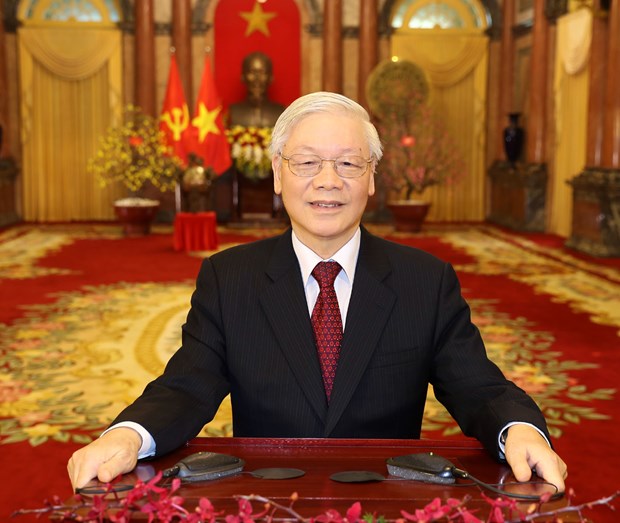 Party General Secretary and State President Nguyen Phu Trong sends best wishes to all of the Vietnamese people, both inside and outside the country, on the traditional Lunar New Year. 